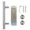 Quiet Glide Satin Nickel Ladder Handle and Recessed Door Pull Hardware Set NT.1499.02.02 - alternate 3